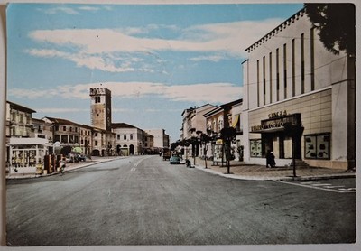 COLOGNA VENETA CORSO GUA' AND CINEMA ANIMATED THEATRE WITH PETROL PUMP TRAVEL. SEE..