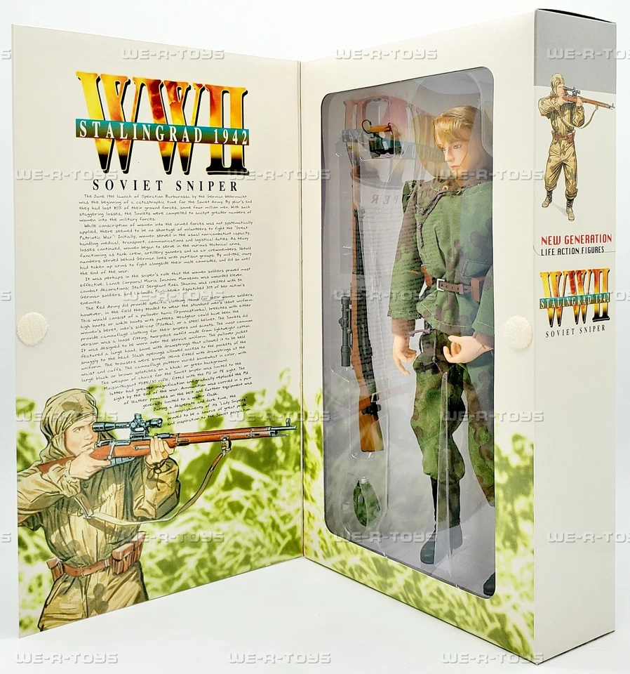 Dragón Segunda Guerra Mundial Stalingrado 1942 Svetlana Francotirador Soviético Figura de Acción 700285 NUEVO Foto 3 de 4