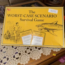 The Worst Case Scenario Survival Board Game 2001 University Games - Complete!!
