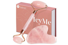 BAIMEI IcyMe Jade Roller  Gua Sha, Face Roller Redness Reducing Skin Care Tools