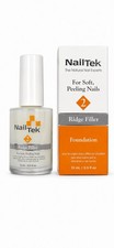 Nail Tek Foundation 2 Ridge Filler for Soft Peeling Nails 0.5 oz New 2 Pack