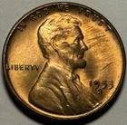 1953-S Lincoln Wheat Cent — Uncirculated MS Red 🔥 Exact Coin