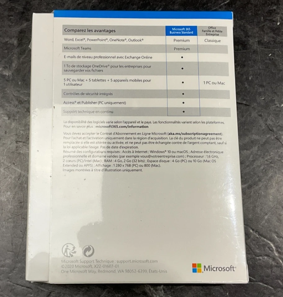 Microsoft 365 Business Standard 1 year Subscription French KLQ-00505  ✅❤️️ - Image 2 of 2
