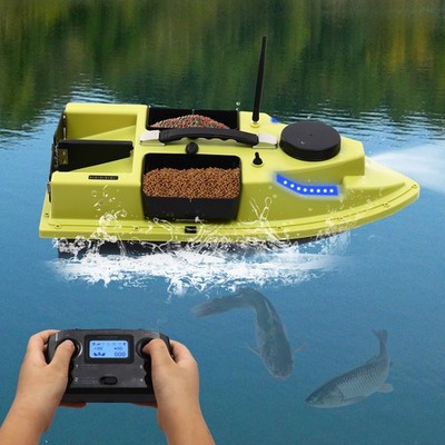 500M Kabellos Futterboot Mit GPS Köderboot Baitboat Fischerköder LED Fischfinder