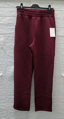 New LEZE' The Label Kendal Super Soft Bottcut Pant Burgundy Size M