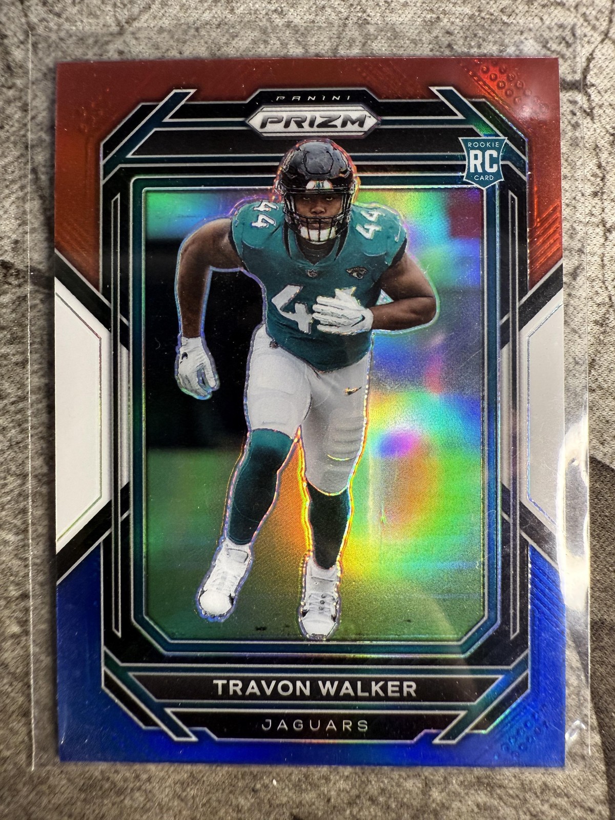 2022 Panini Prizm #339 Travon Walker Red White and Blue