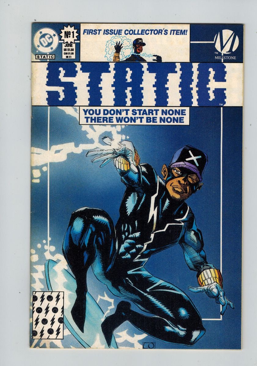 Static (1993) # 1 Blue Variant (6.0-FN) (651657) 1st appearance