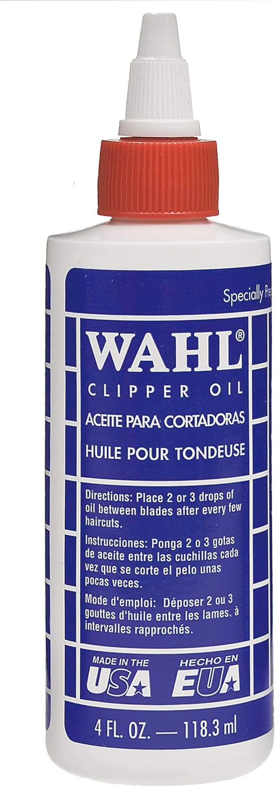 Wahl Clipper Oil 118ml Bottle for Hair Clippers & Trimmers Blade Maintenance Oil