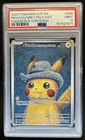 2023 Pokemon X Van Gogh Pikachu With Grey Felt Hat Black Star Promo #085 PSA 9