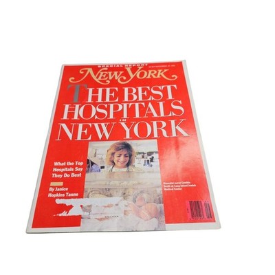 New York Magazine November 18 1991 Vol 24 No 45 Best Hospitals Janice Tanne