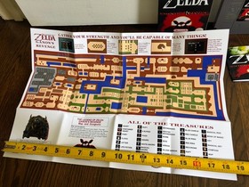 NES The Legend of Zelda Ganon's Revenge completo di manuale e mappe