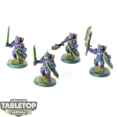 Astra Militarum - 4x Tempestus Scions - bemalt