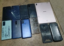 Lot Of 11 Modern Android Smartphones  Samsung, HTC, Etc Parts Only