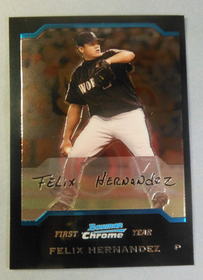 2004 Bowman Draft Picks & Prospects #BDP150 Felix Hernandez Chrome