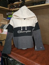 VINTAGE Champion Reverse Weave Sweatshirt Womens Medium Hoodie Stitched Adult