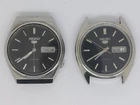 Lot of 2 Vintage Seiko 5 Automatic Men's 6309 Wrist Watches Japan Used