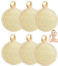 Natural Loofah Exfoliating Face Scrubber,Shower loofah Facial Scrubber exfoli...