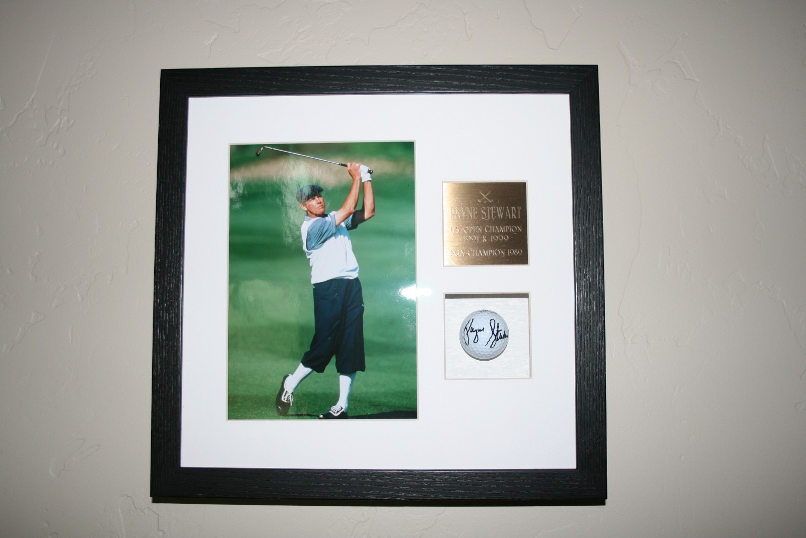 Payne Stewart Autographed Signed Ball Us Open Champion One of a kind PGA COA 