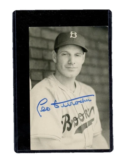 Leo Durocher MLB Original Autographed Photos