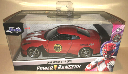 Power Rangers Jada Red Ranger Nissan GT-R auto pressofusa Hollywood Rides giocattolo sentai - Foto 2 di 7