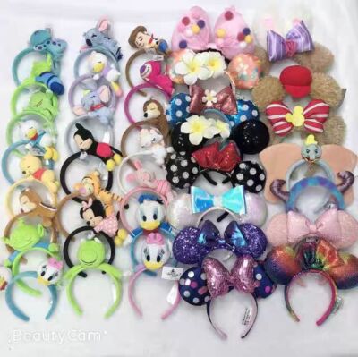 Disney Parks Stitch Linabell Winnie the Pooh Mickey Minnie Maus Ohr Stirnband