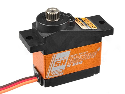 RC Servo Savox Micro Digital Servo Plus 0.09sec 2.2KG@6V SAV-SH0257MG+ - 第 1/4 張圖片