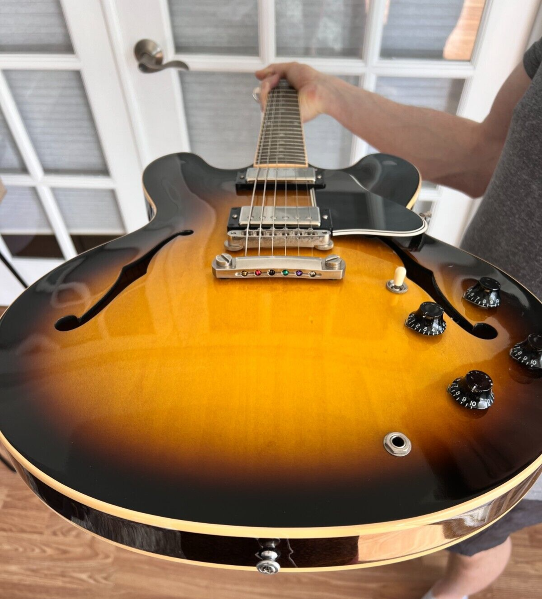 2008 Gibson ES-335 Memphis Custom Electric Guitar - Light Burst | eBay