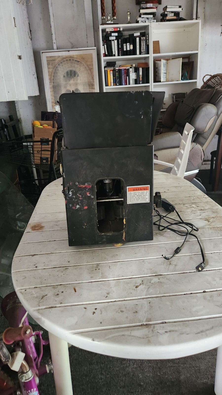 Tennis Tutor Tennis Cube Ball Machine used.... eBay