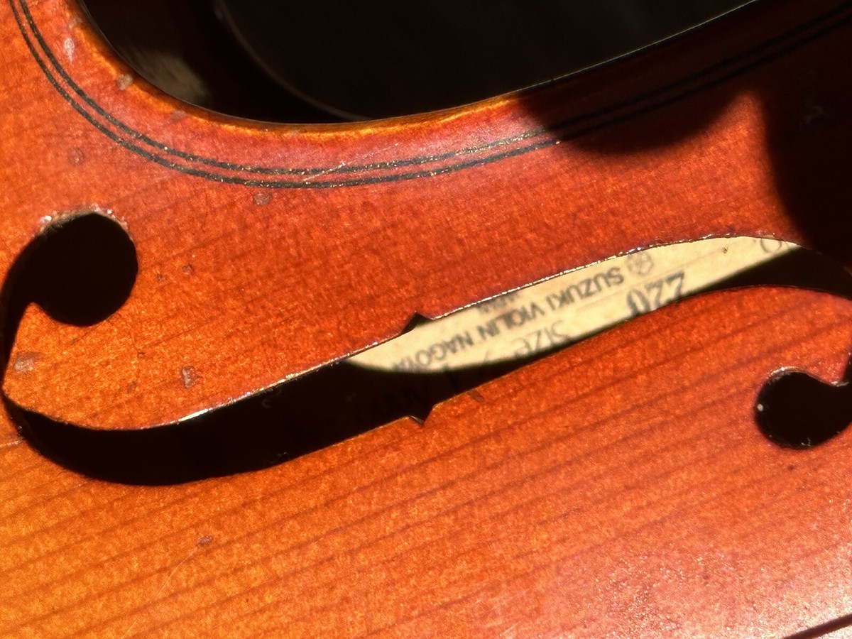 Suzuki Violin Model 190 Size 3/3 w/Hard Shell Case | eBay