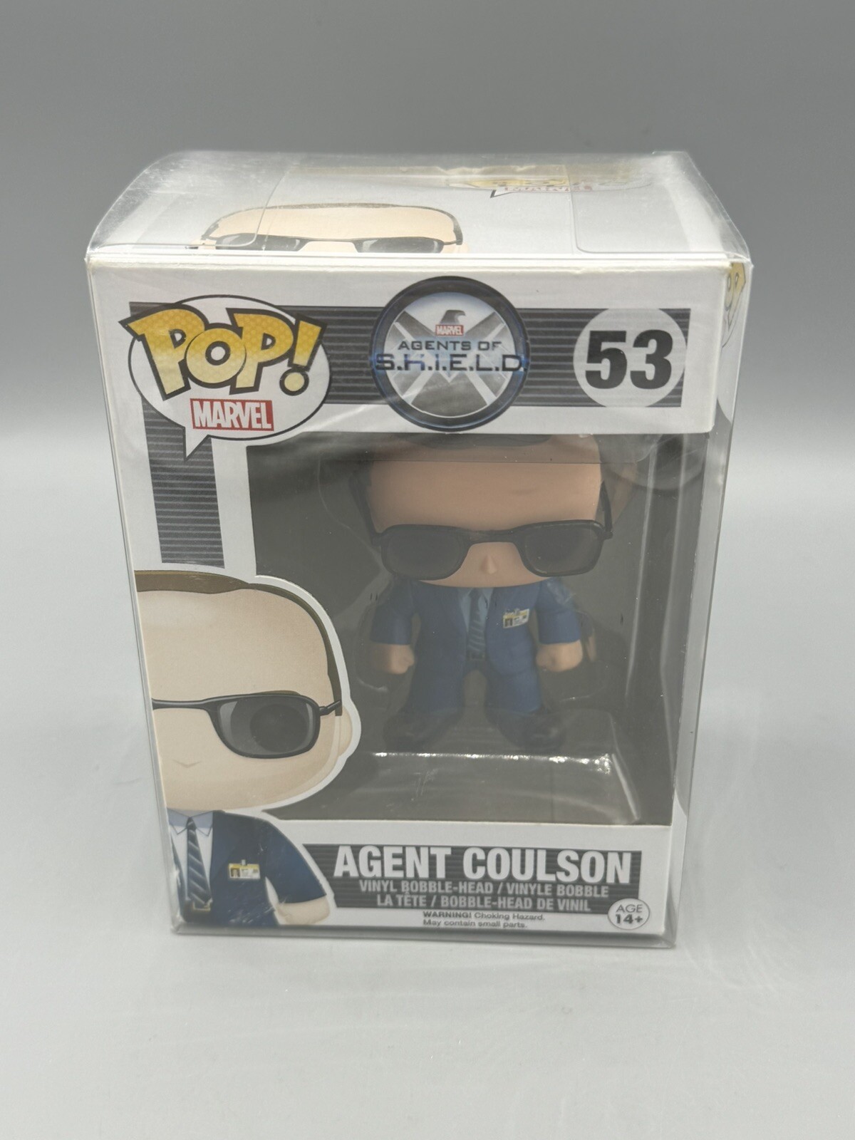 Funko Pop! (Marvel) - Agente Coulson #53 (Agents Of S.h.i.e.l.d.) Dañado