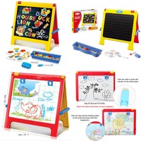 Foldable Children Drawing Board Double Sided Creative & Magnetic Alphabet Foldable Children Drawing Board Double Sided Creative & Magnetic Alphabet