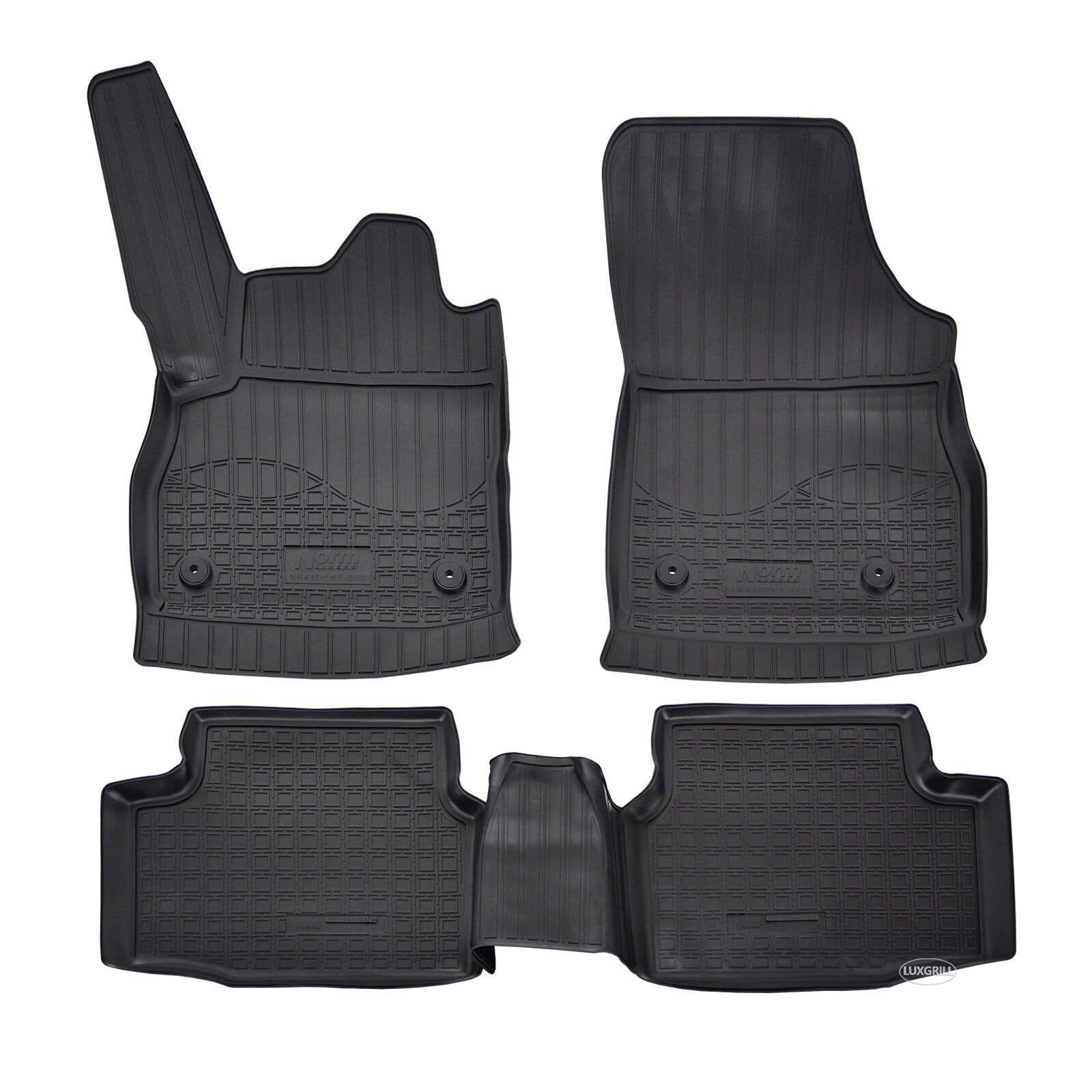 Tapis de sol caoutchouc 3D sur mesure haute résistance pour berline Opel Astra K