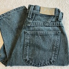 LEE Vintage 80s Dark Green Jeans High Waisted Mom Jeans Women s 2P