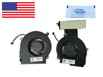 New HP OMEN 15-dc0086nr 15-dc0088nr 15-dc0096nr 15-dc1088nr CPU+GPU Cooling Fan