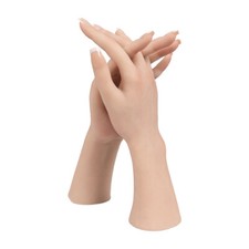 Exquisite Realistic Silicone Female Hand Mannequin Jewelry Display Models Prop