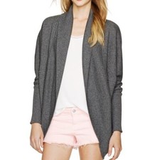 Wilfred Aritzia Diderot Open Front Grey Charcoal Cardigan Womens Small Casaul