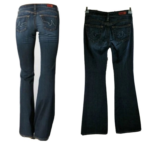 AG Adriano Goldschmied The Legend Womens Jeans 29 Blue Dark Wash Flare  Stretch | eBay