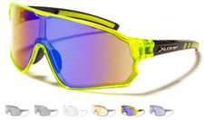 X-Loop Wrap Around Oversized Sunglasses Colorful Fashion Sport Golf Beach Cycle