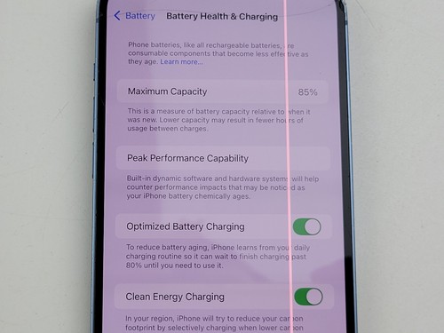 Apple iPhone 14 Plus (A2632) 256GB - Blue (Spectrum) - *DAMAGED* - Clean IMEI - Picture 6 of 11