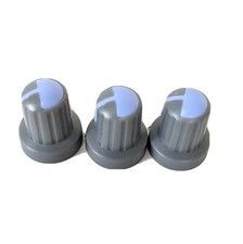 Pyle PT8050ch Blue Tone Knobs Dials Replacement Parts Lot of 3