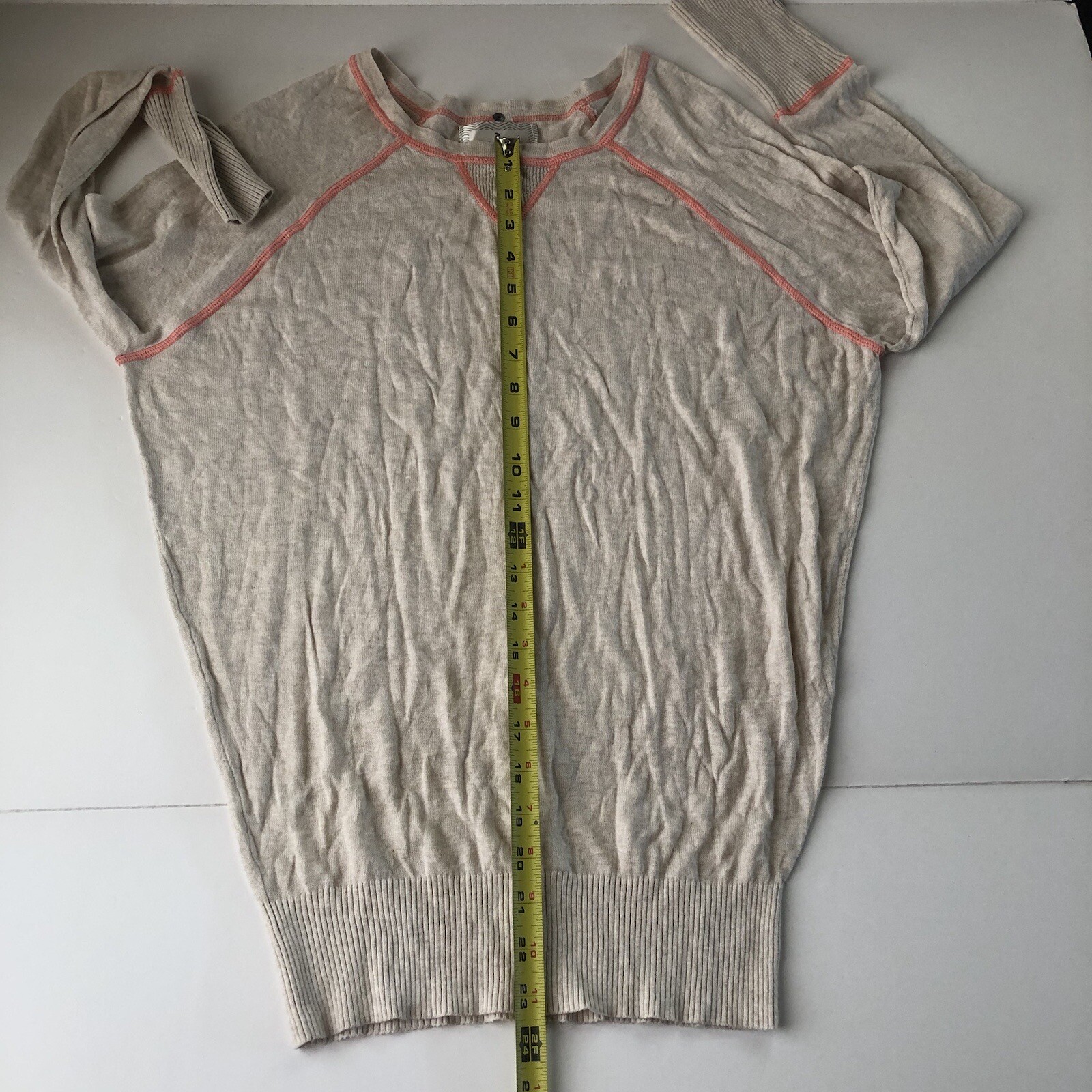 Ruby Moon Ivory Beige Heather Button Down Back & … - image 11