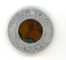 1953 D Lincoln Cent, Official Dell Comics Club Member Encased Cent