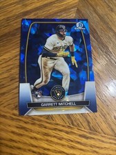 2023 Bowman Chrome Sapphire Refractor Garrett Mitchell  RC #3 Milwaukee Brewers