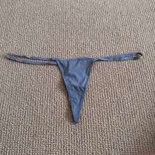 Kim Kardashian Skims Grey Fits Everybody Micro Thong, Size 3X NWT