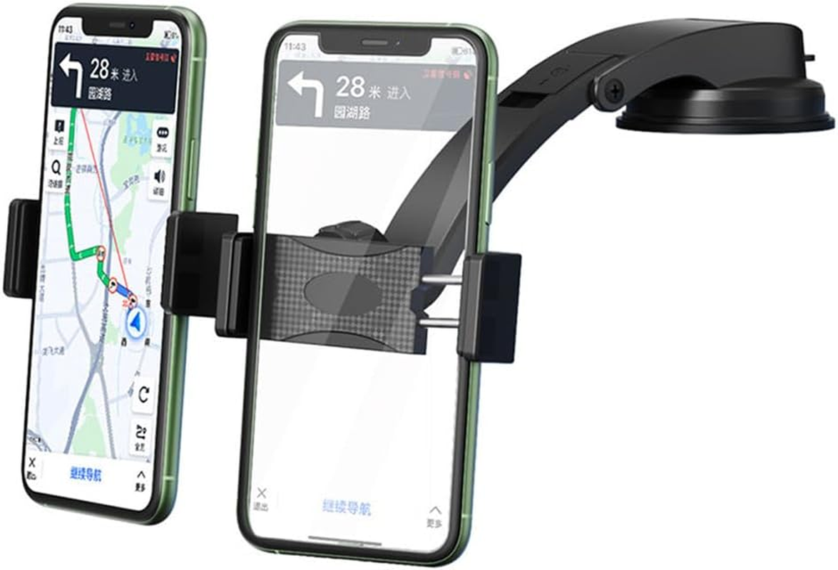 Dual Car Phone Mount,Car Phone Holder for Car Dashboard,Adjustable Phone-image