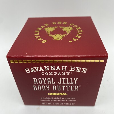 1.65 oz. SAVANNAH BEE COMPANY Co. Royal Jelly Body Butter Cream ORIGINAL Formula