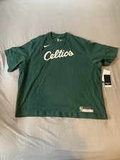Nike NBA Boston Celtics Loose Fit Women Green T-shirt DV6321-330 Brand New XL