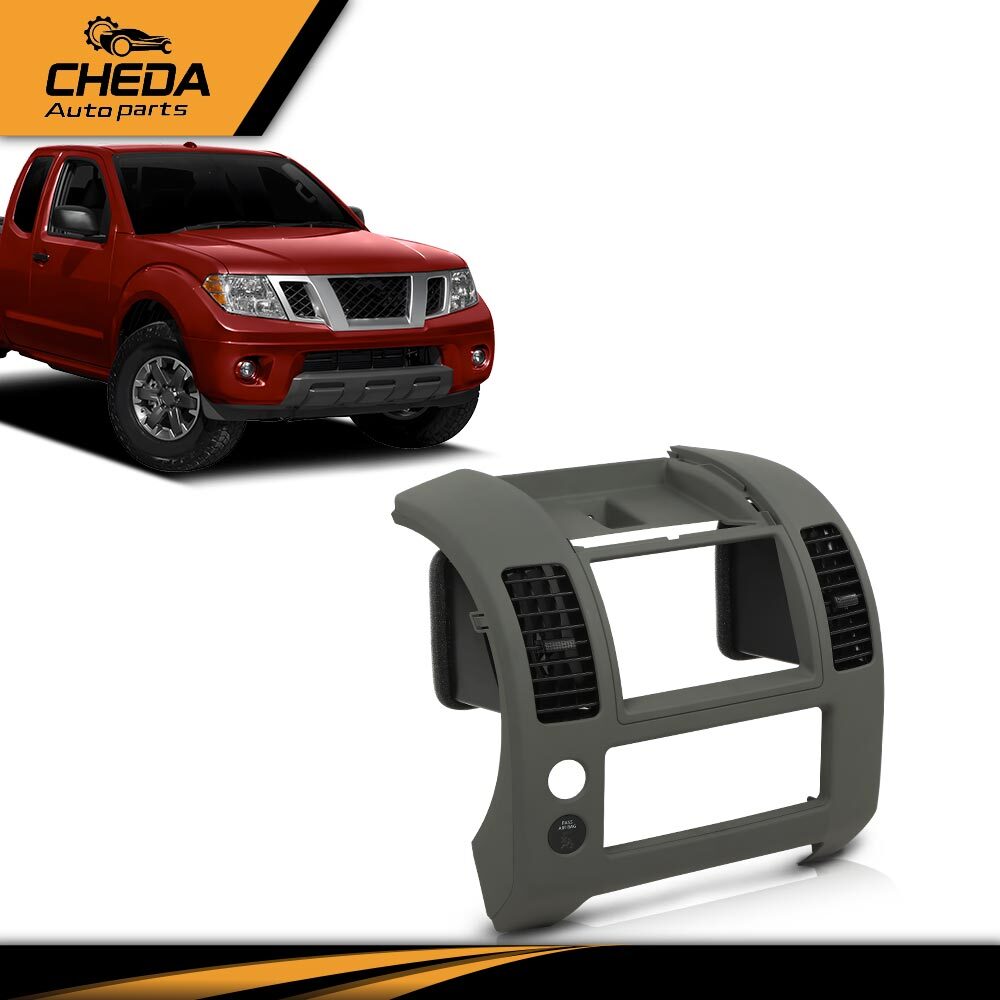 Center Dash Console Instrument Cluster Bezel – Fits 2005-2020 Nissan Frontier – Gray CHEDA