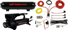 airmaxxx Blk 580 Compressor Kit w/3 Gal Tank, 165-200 Switch & Wiring – Air Ride