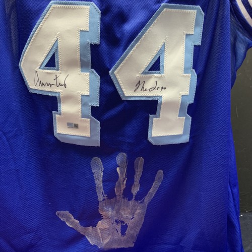 Jerry West Autographed Los Angeles Lakers Signed Blue Handprint Jersey Steiner - Picture 2 of 5